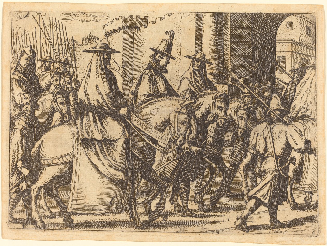 Entrada en Ferrara de Jacques Callot