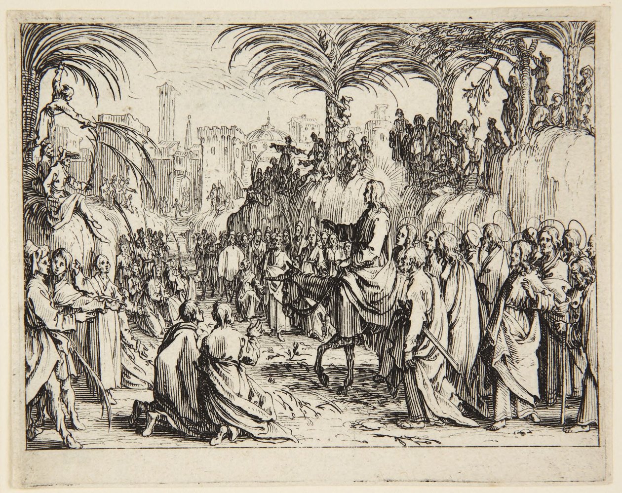 Entrada en Jerusalén de Jacques Callot