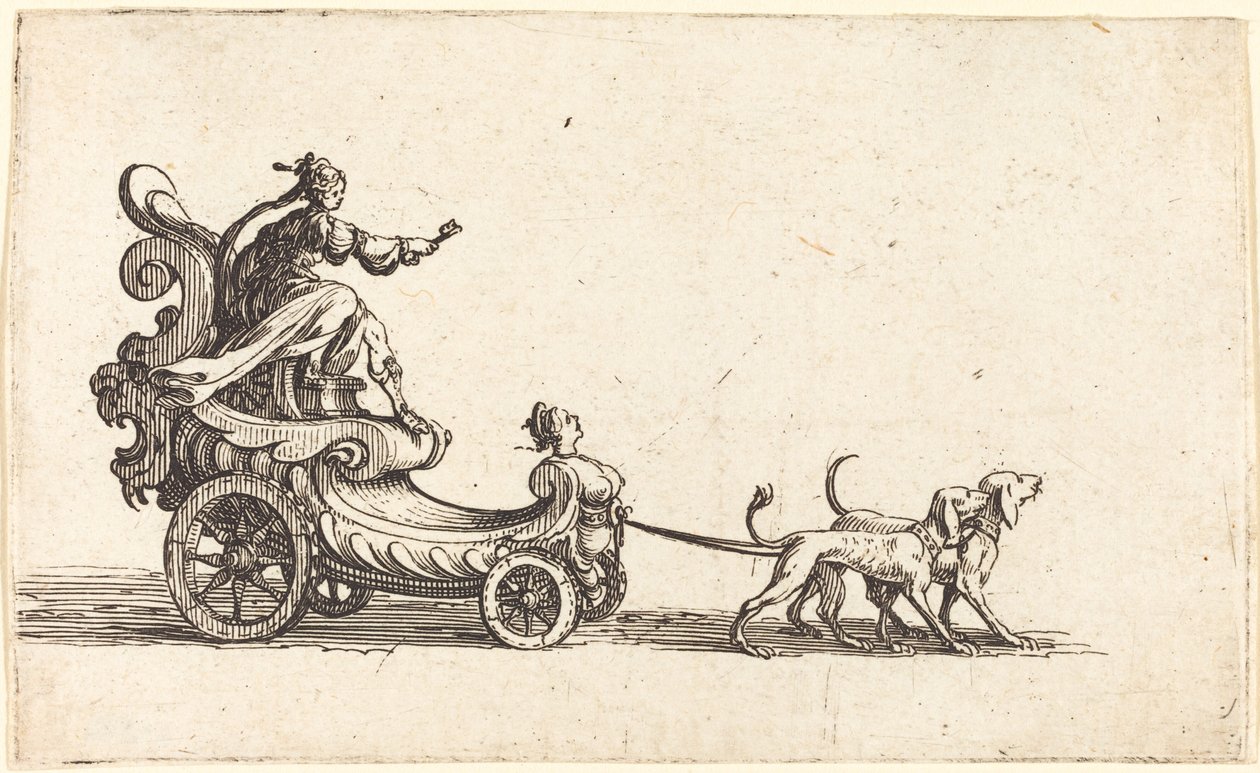 Entrada de Monseigneur Henry de Lorraine, Marqués de Moy, bajo el nombre de Pirandre de Jacques Callot