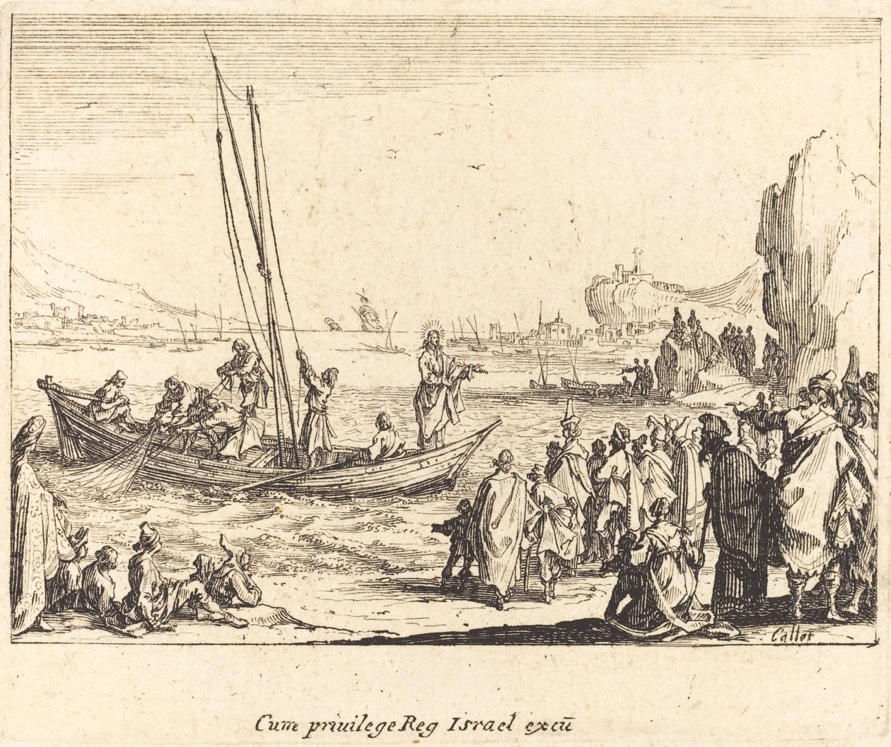Pescador de hombres, 1635 de Jacques Callot