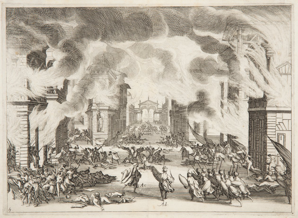 Cuarto Acto de Solimán de Jacques Callot