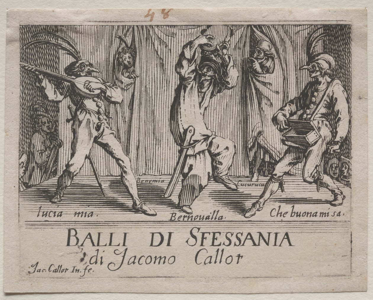 Frontispicio, 1621 de Jacques Callot