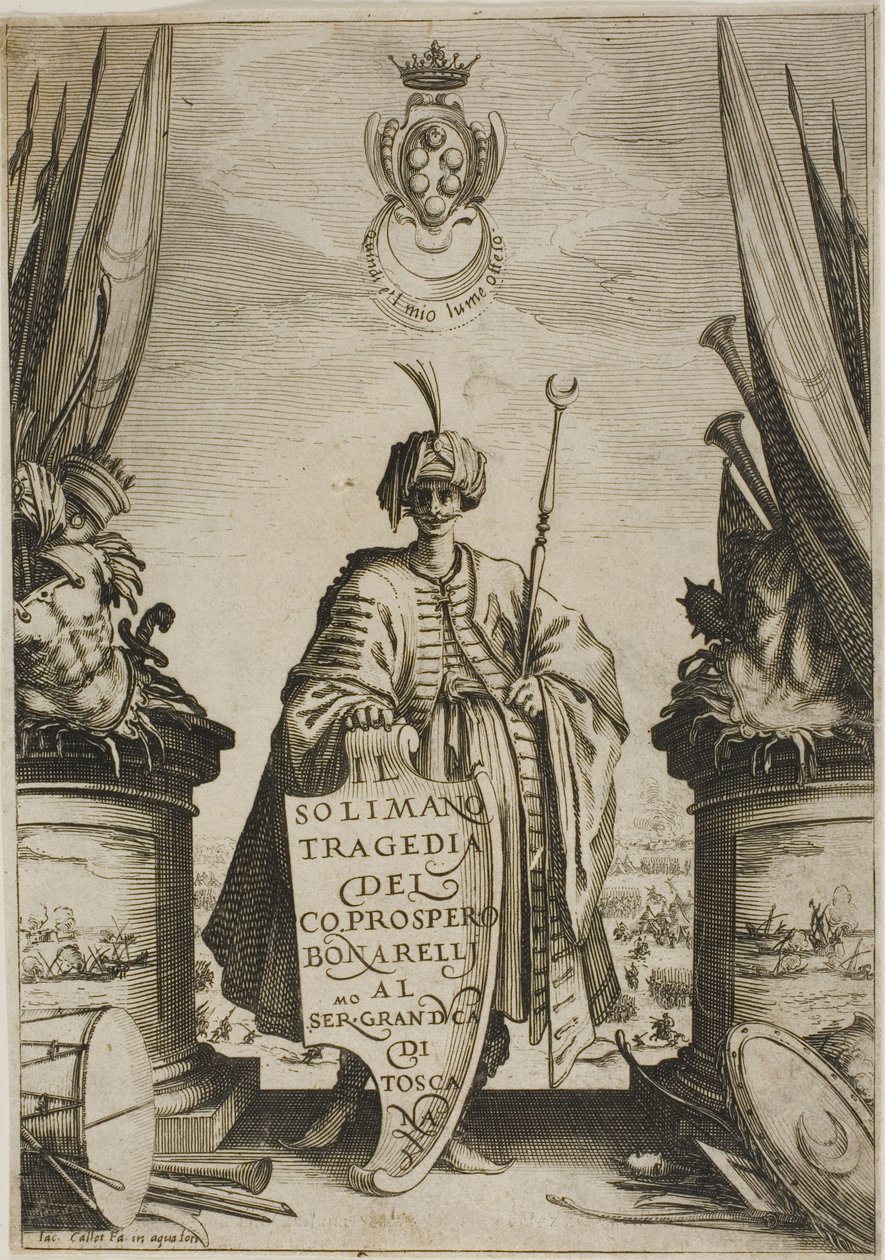 Frontispicio, de Solimano de Jacques Callot