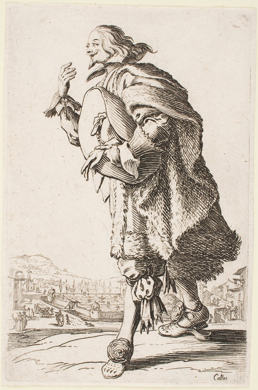 Gentleman Bowing, de la serie “La nobleza de Lorena” de Jacques Callot