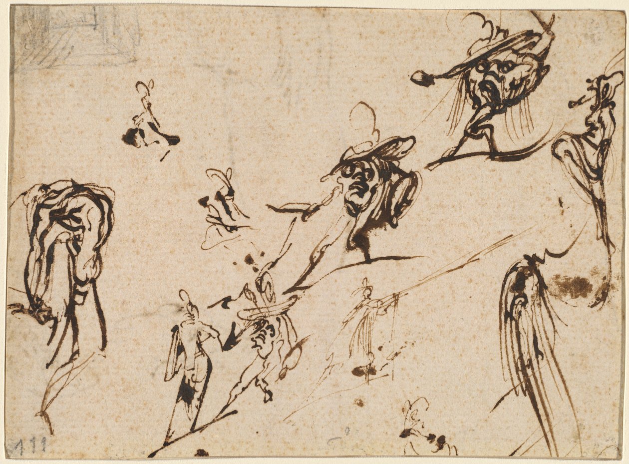 Gobbi y otras figuras bizarras de Jacques Callot