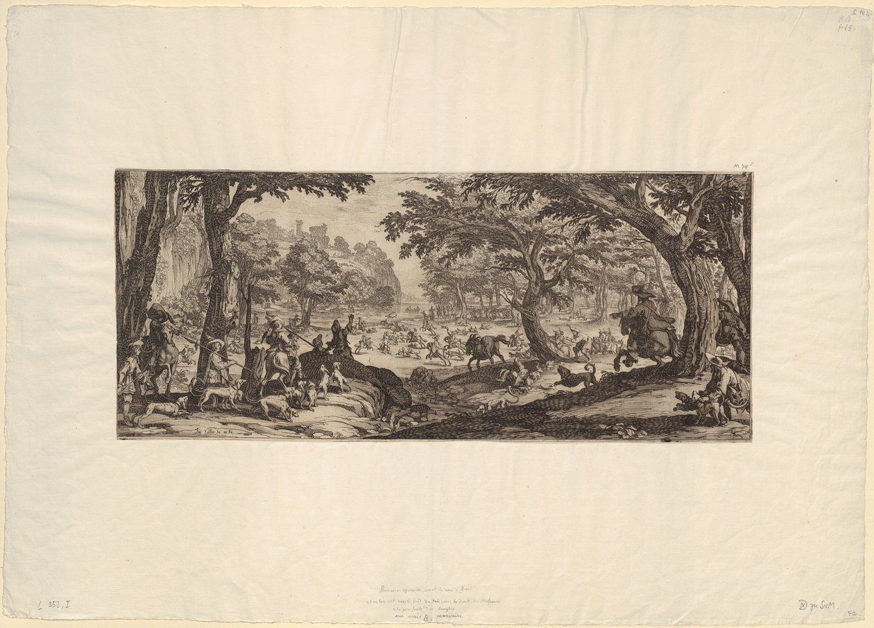 Gran cacería de Jacques Callot