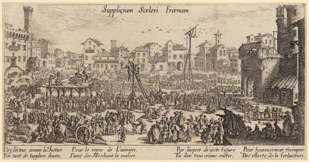 San Matías, lámina 13 de la serie «Jesús, los doce apóstoles y María» de Jacques Callot