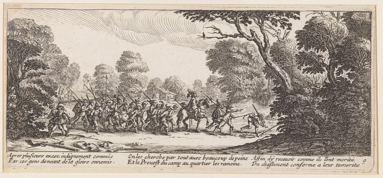 El traslado de los presos de Jacques Callot