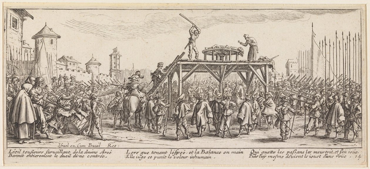 La rotura de la rueda de Jacques Callot