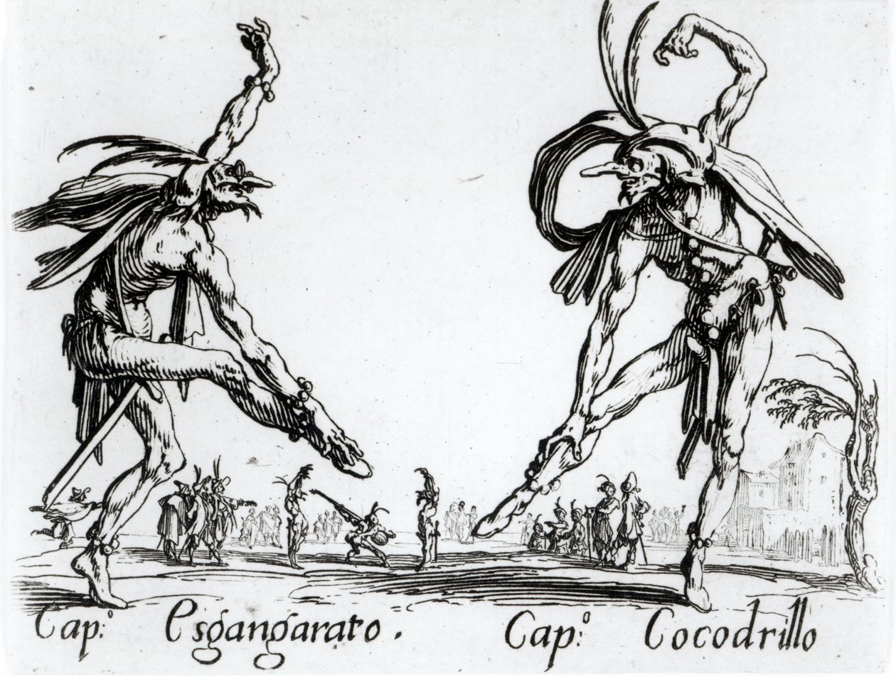 I Balli de Spessanei, o La Gran Caza (grabado) de Jacques Callot