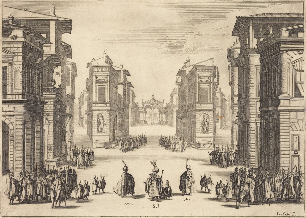 «El Solimano», Acto I de Jacques Callot