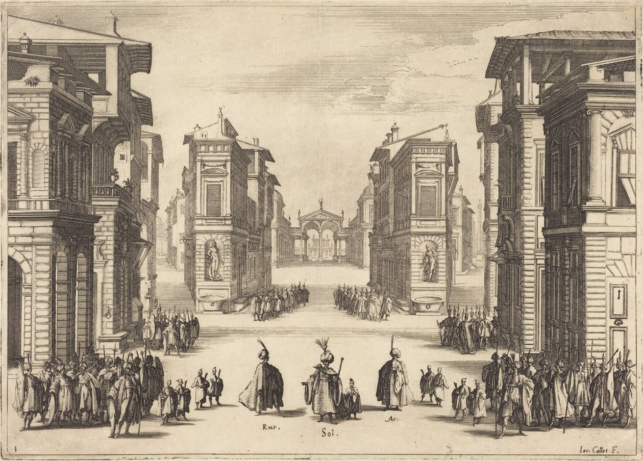 «El Solimano», Acto I de Jacques Callot
