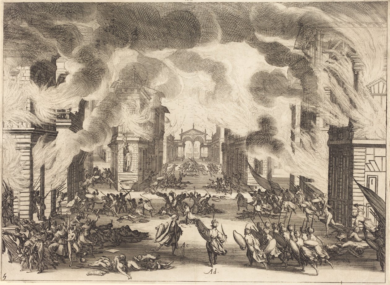 «El Solimano», acto V de Jacques Callot