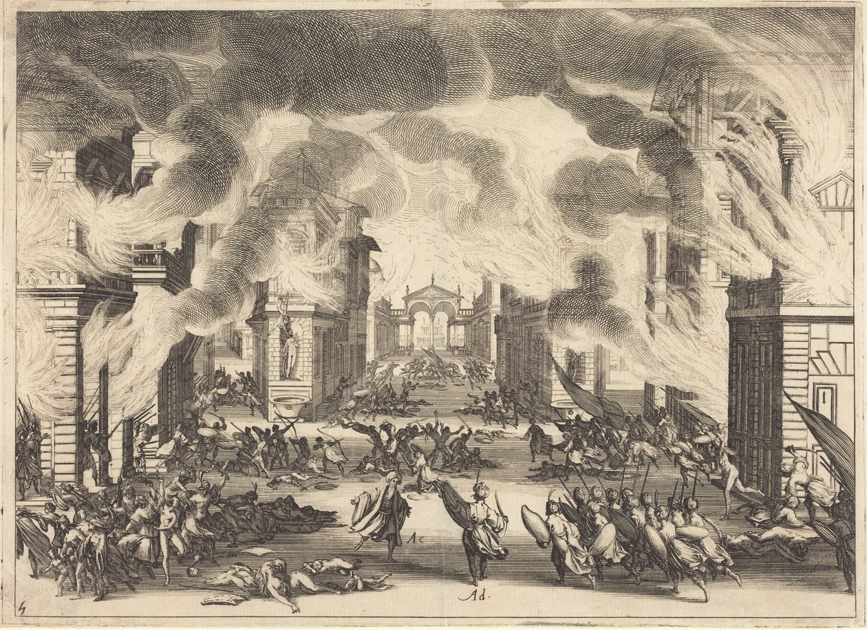 Il Solimano, acto V de Jacques Callot