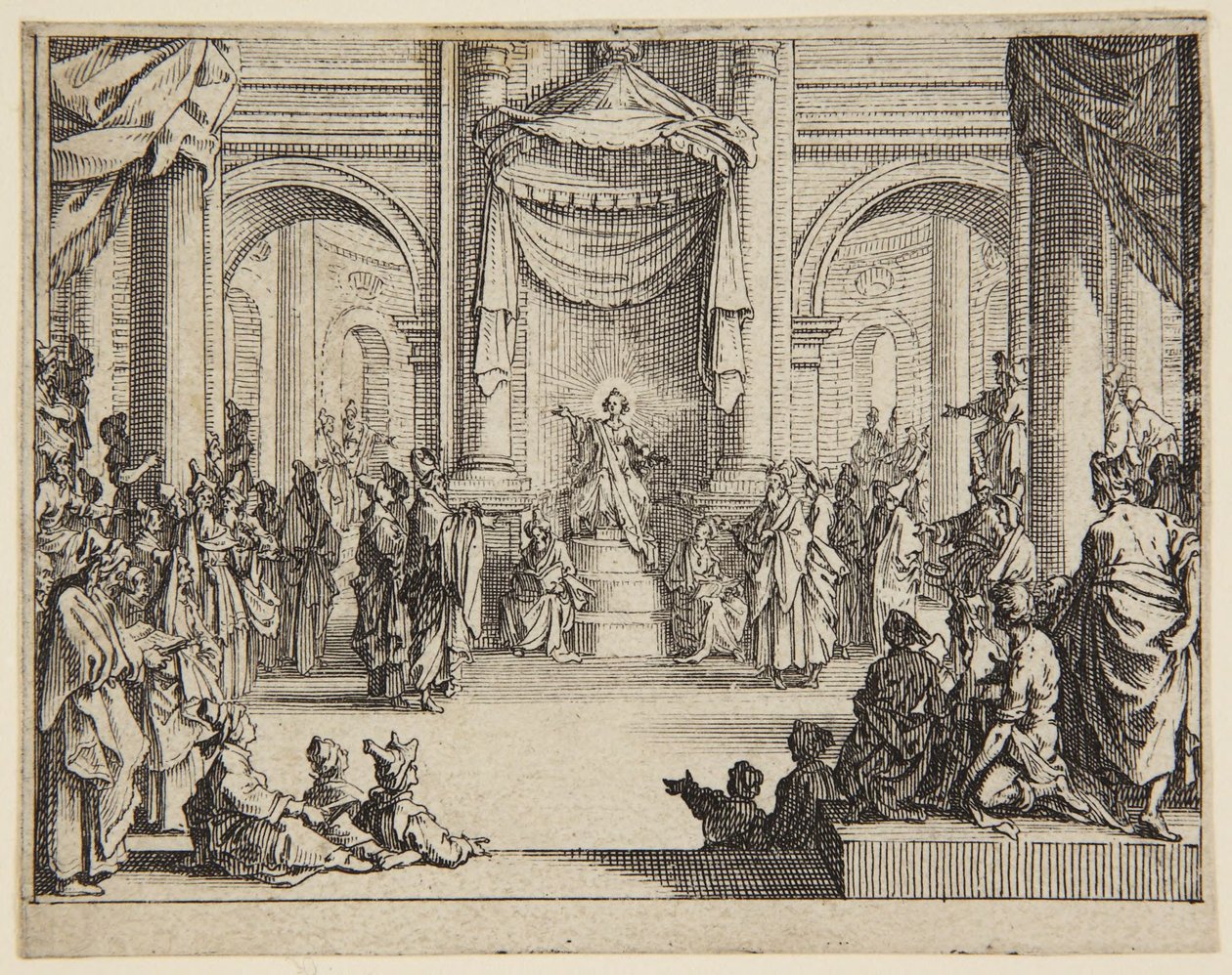 El Niño Jesús entre los doctores de la Ley de Jacques Callot