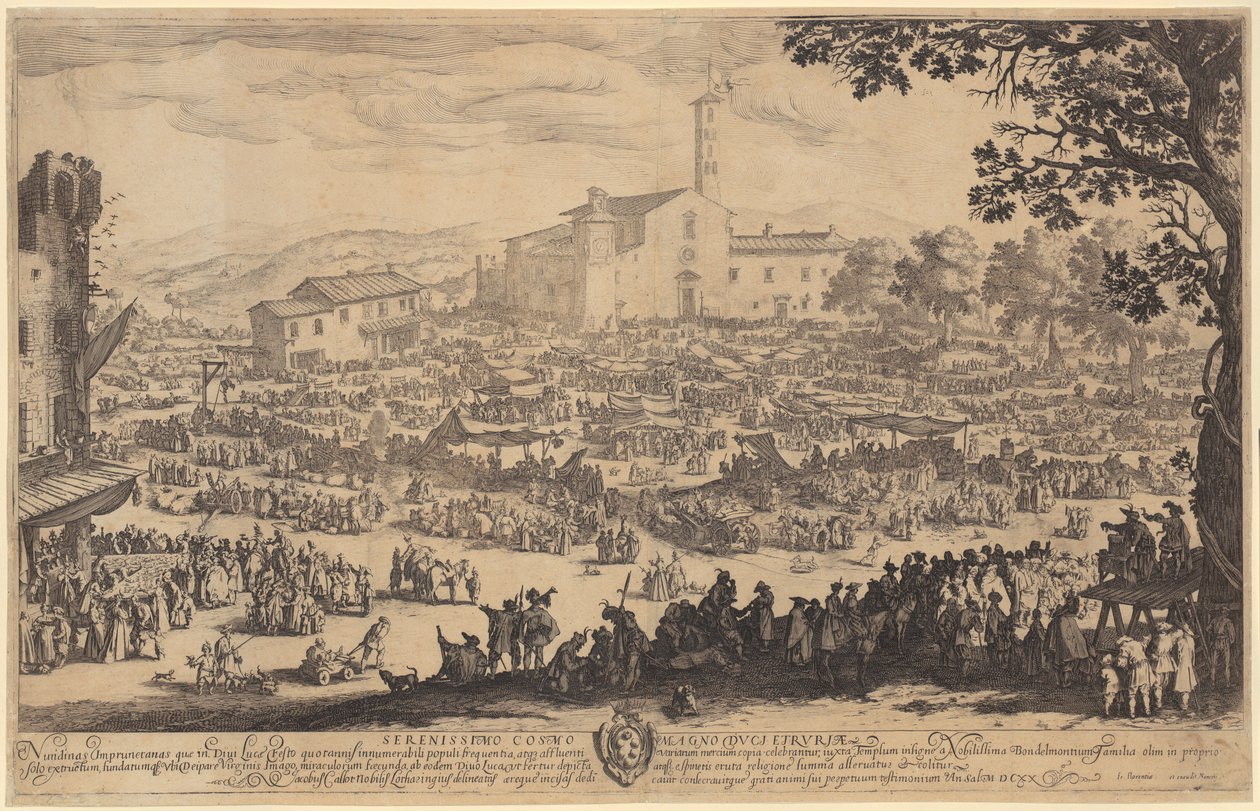 Feria de Impruneta de Jacques Callot