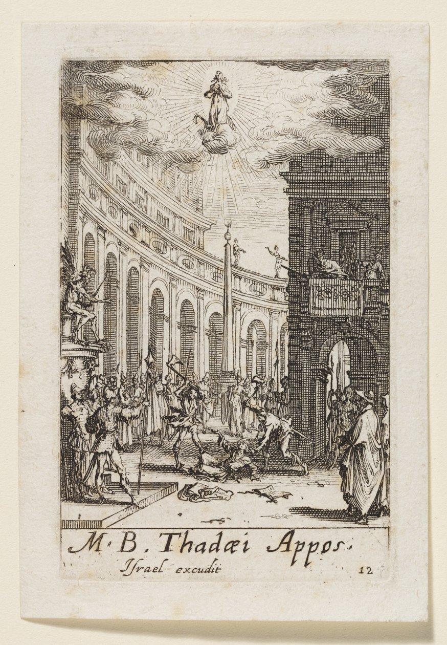Judas el Apóstol (Thadaei Appos.) de Jacques Callot