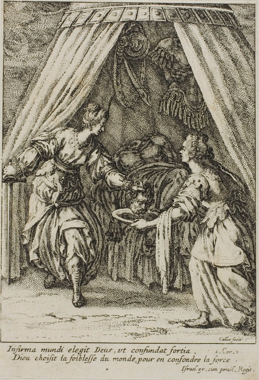 Judith con la cabeza de Holofernes de Jacques Callot