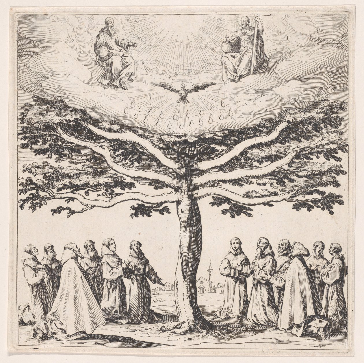 El árbol de San Francisco de Jacques Callot