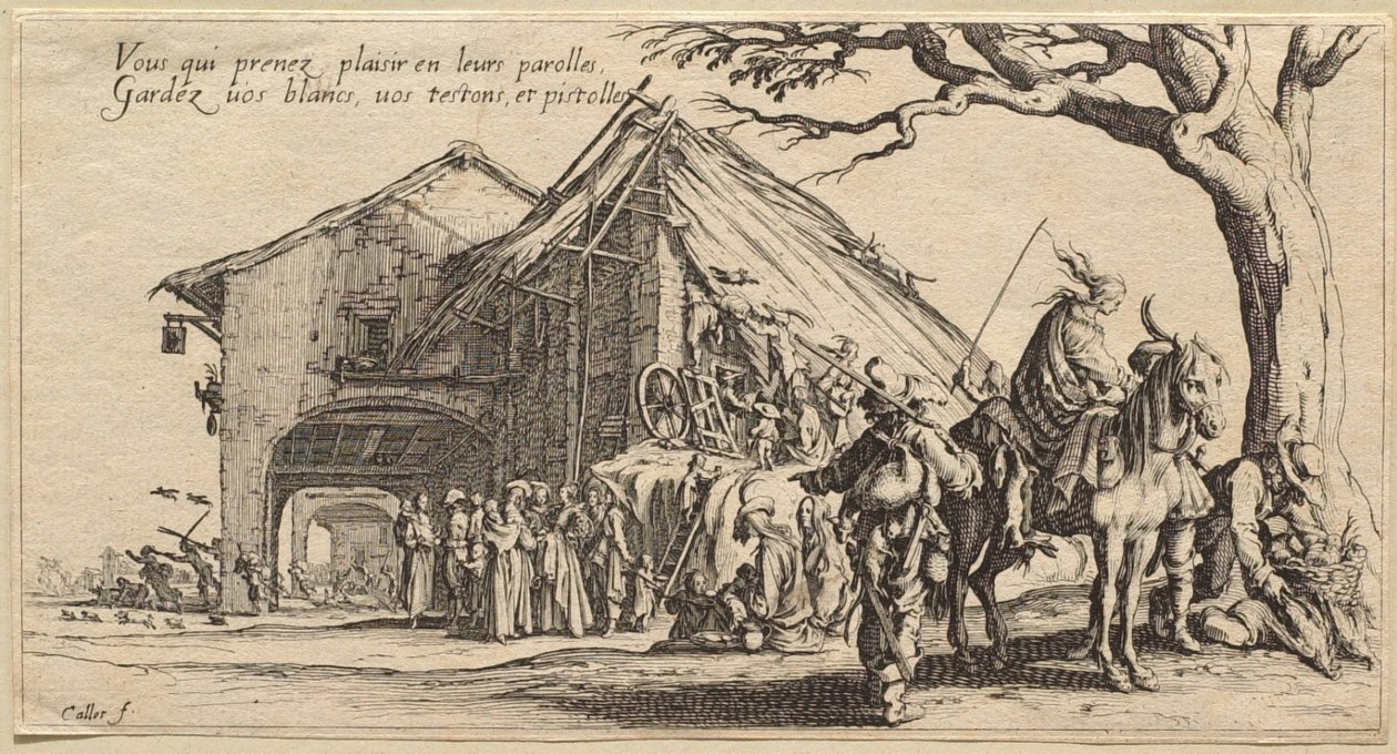 El alto de los gitanos: Los adivinos de Jacques Callot