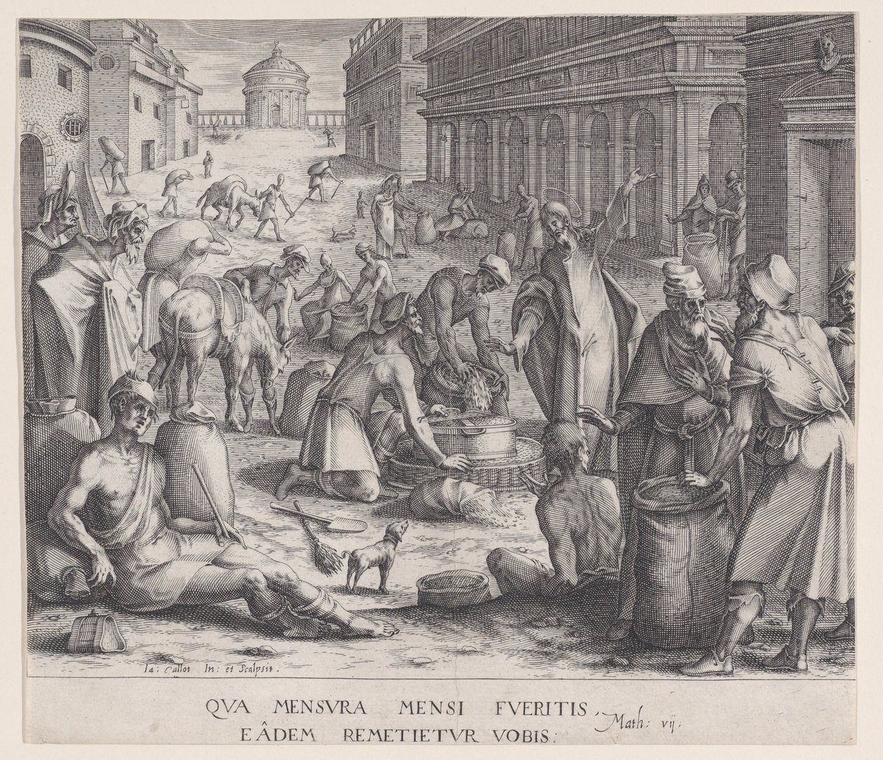 Los medidores de grano de Jacques Callot