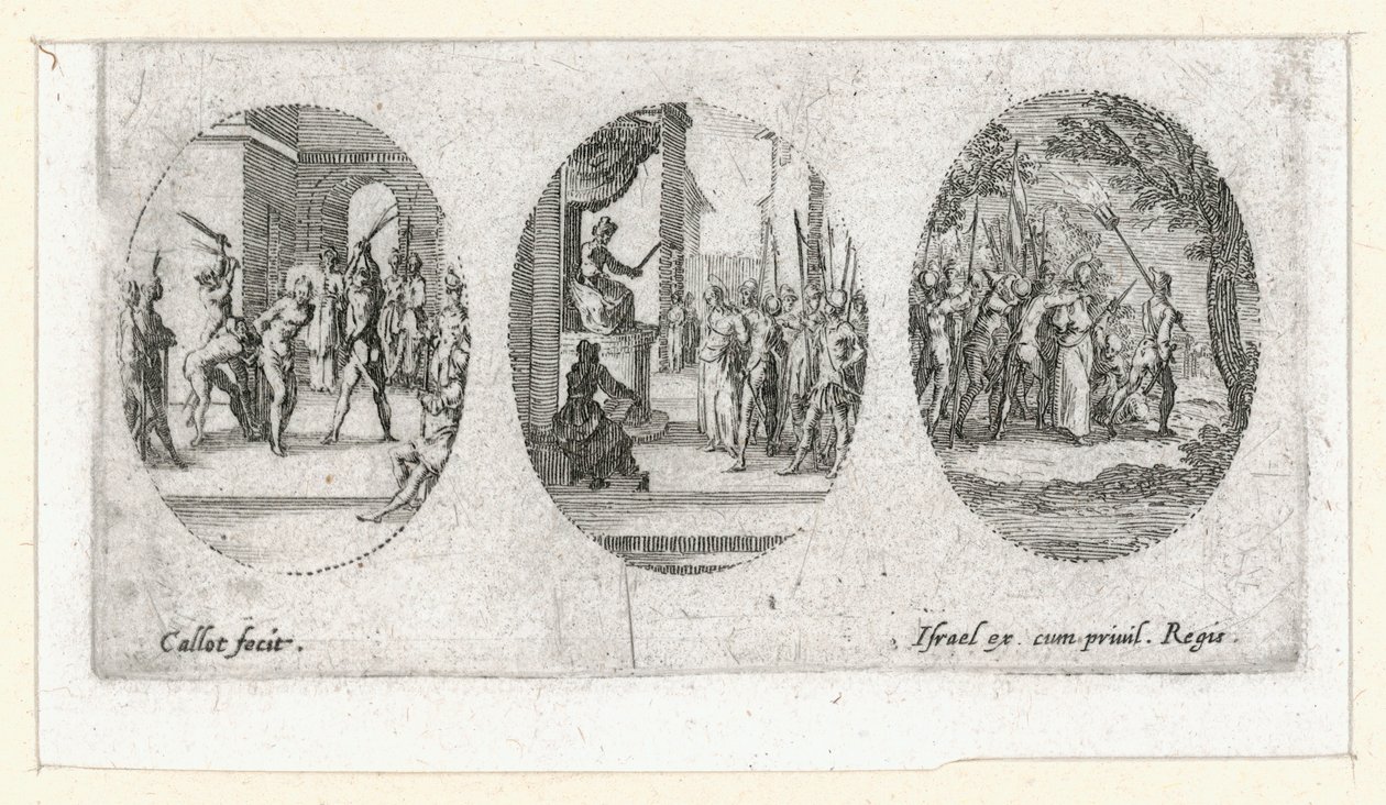 Los milagros de la Pasión ... (grabado) de Jacques Callot