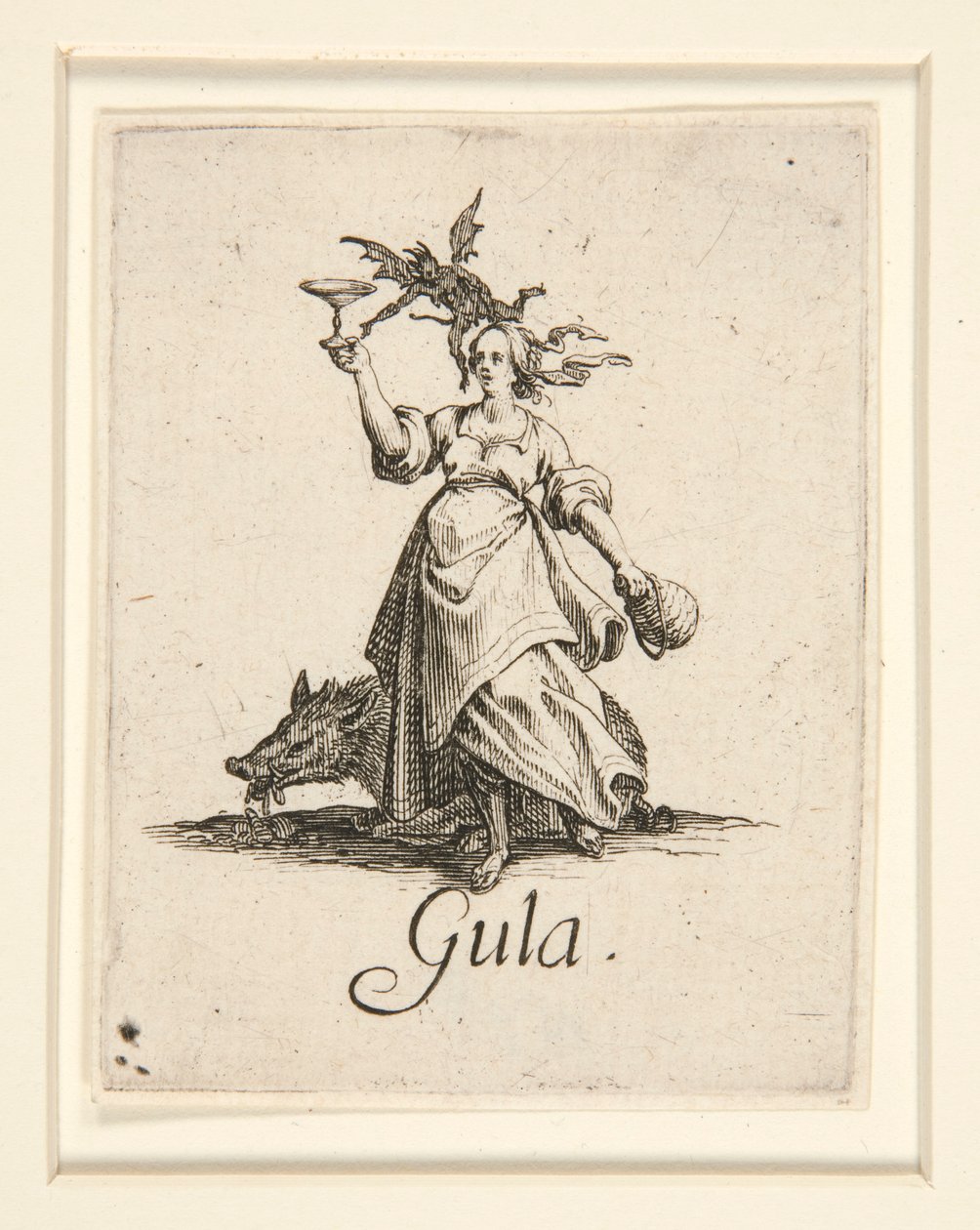 Los Siete Pecados Capitales: La Gourmandise (Glotonería) de Jacques Callot