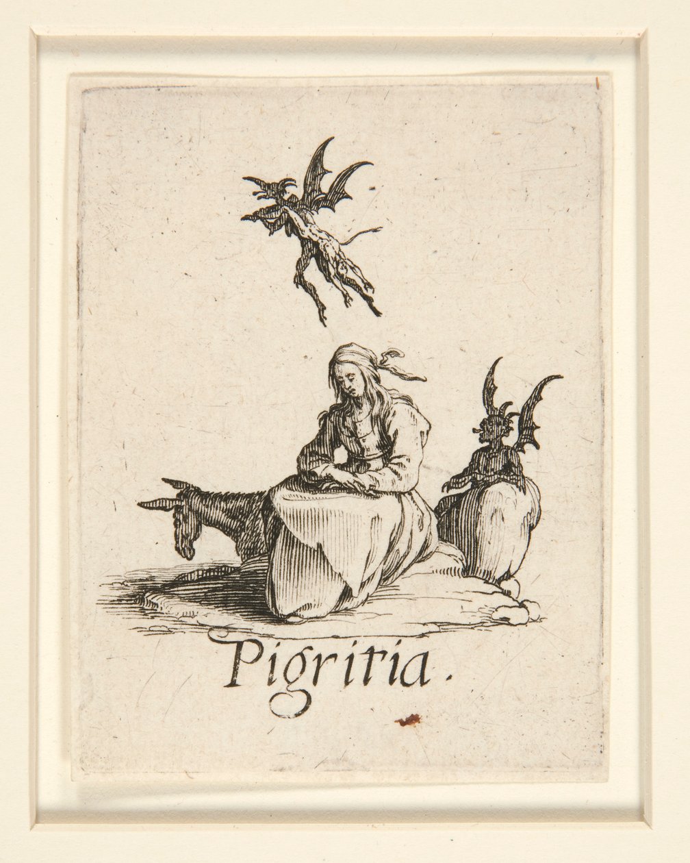 Los siete pecados capitales: la pereza de Jacques Callot