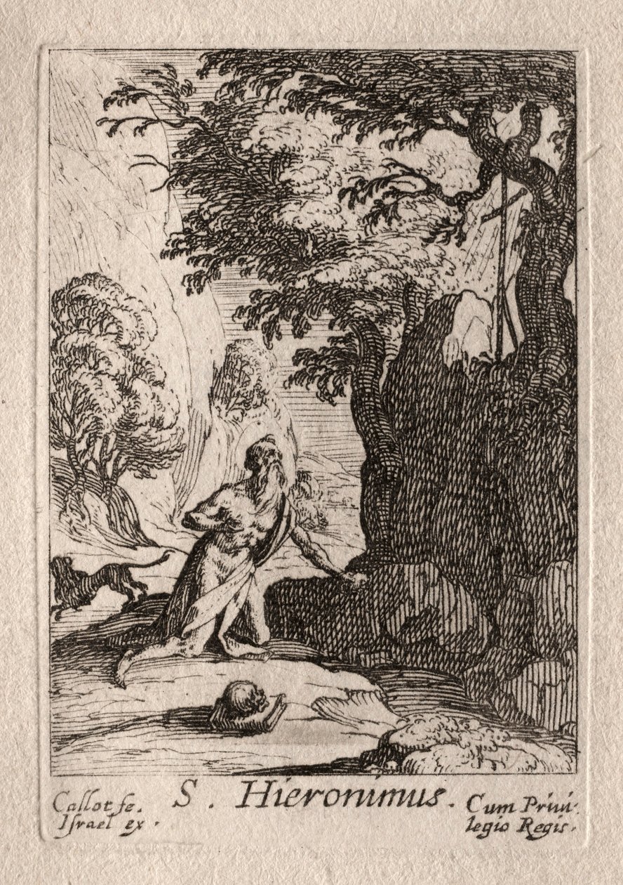 Les Penitents: San Jerónimo de Jacques Callot