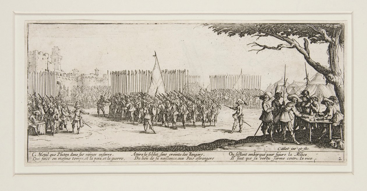 Las grandes miserias de la guerra: N. 2 - L de Jacques Callot