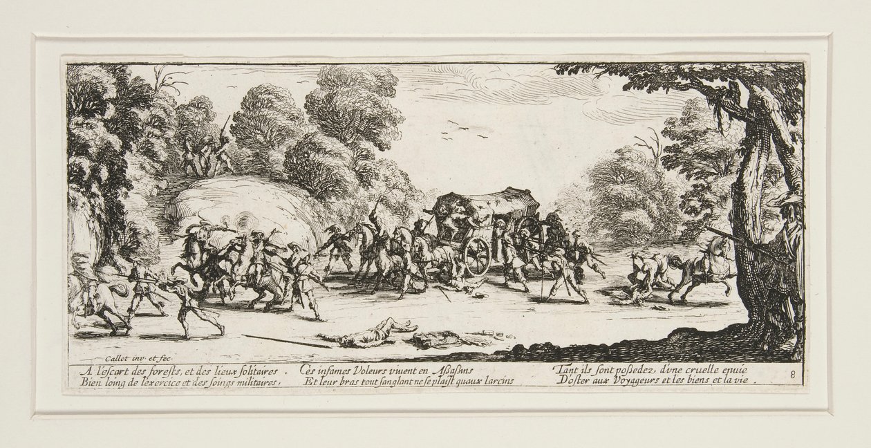 Las grandes miserias de la guerra: nº 8 - L de Jacques Callot