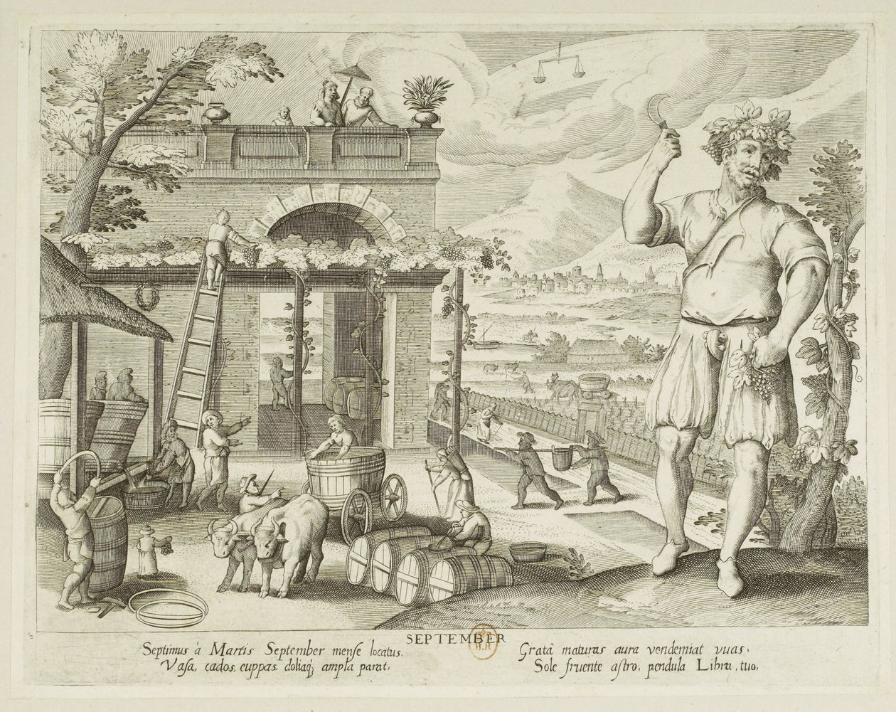 Meses. 9, septiembre de Jacques Callot