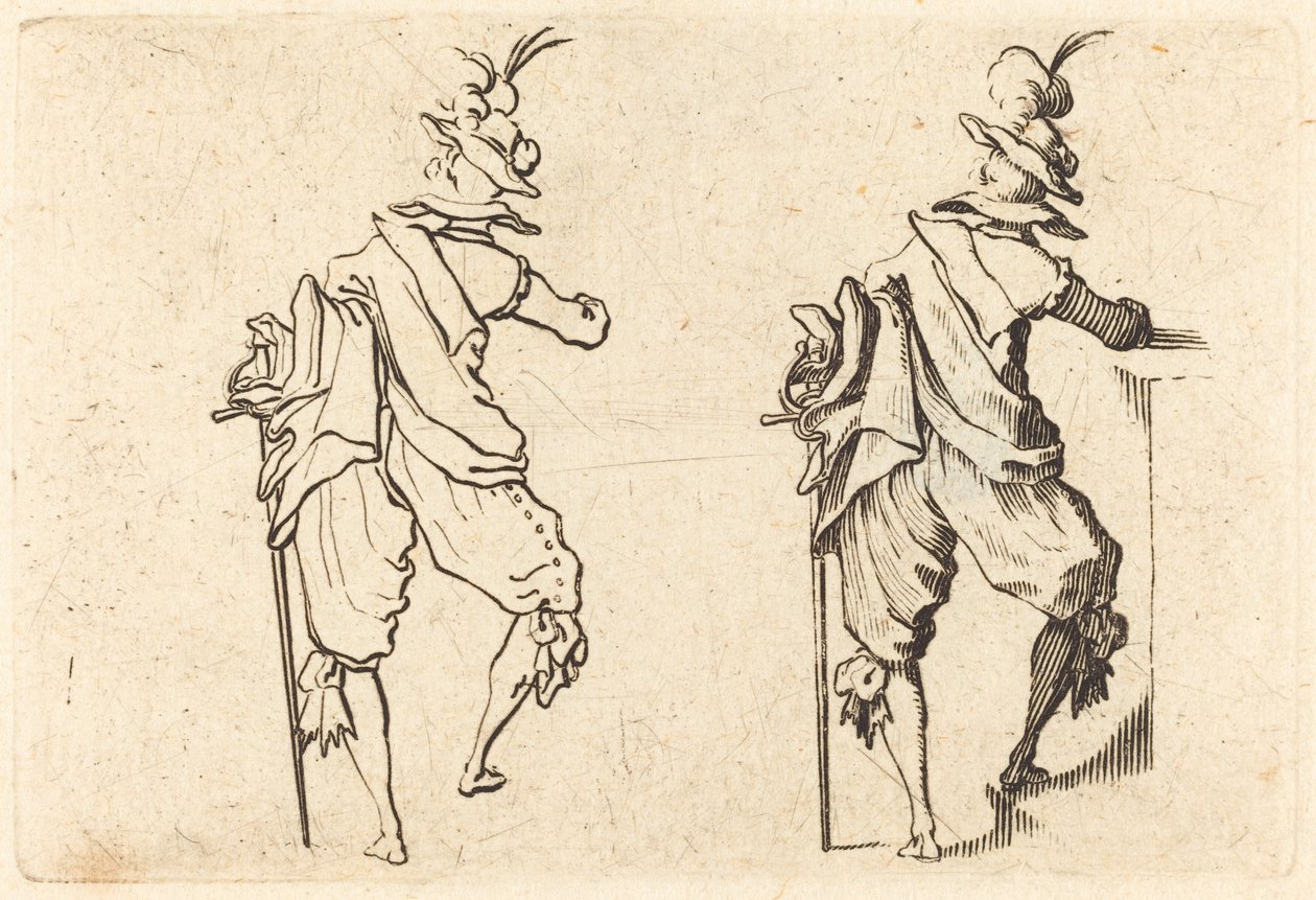 Hombre con Espada de Jacques Callot
