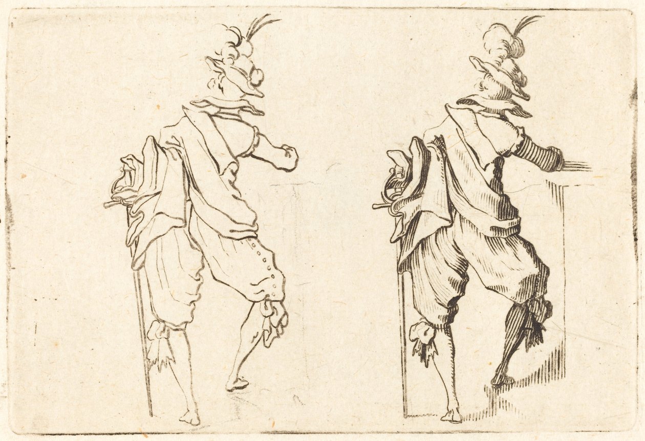 Hombre con Espada de Jacques Callot