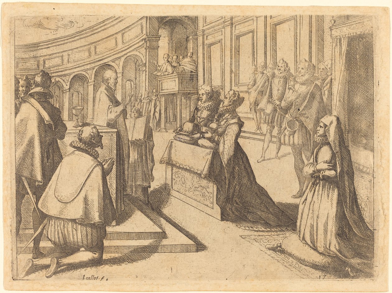 Matrimonio de Margarita de Austria y Felipe III de Jacques Callot