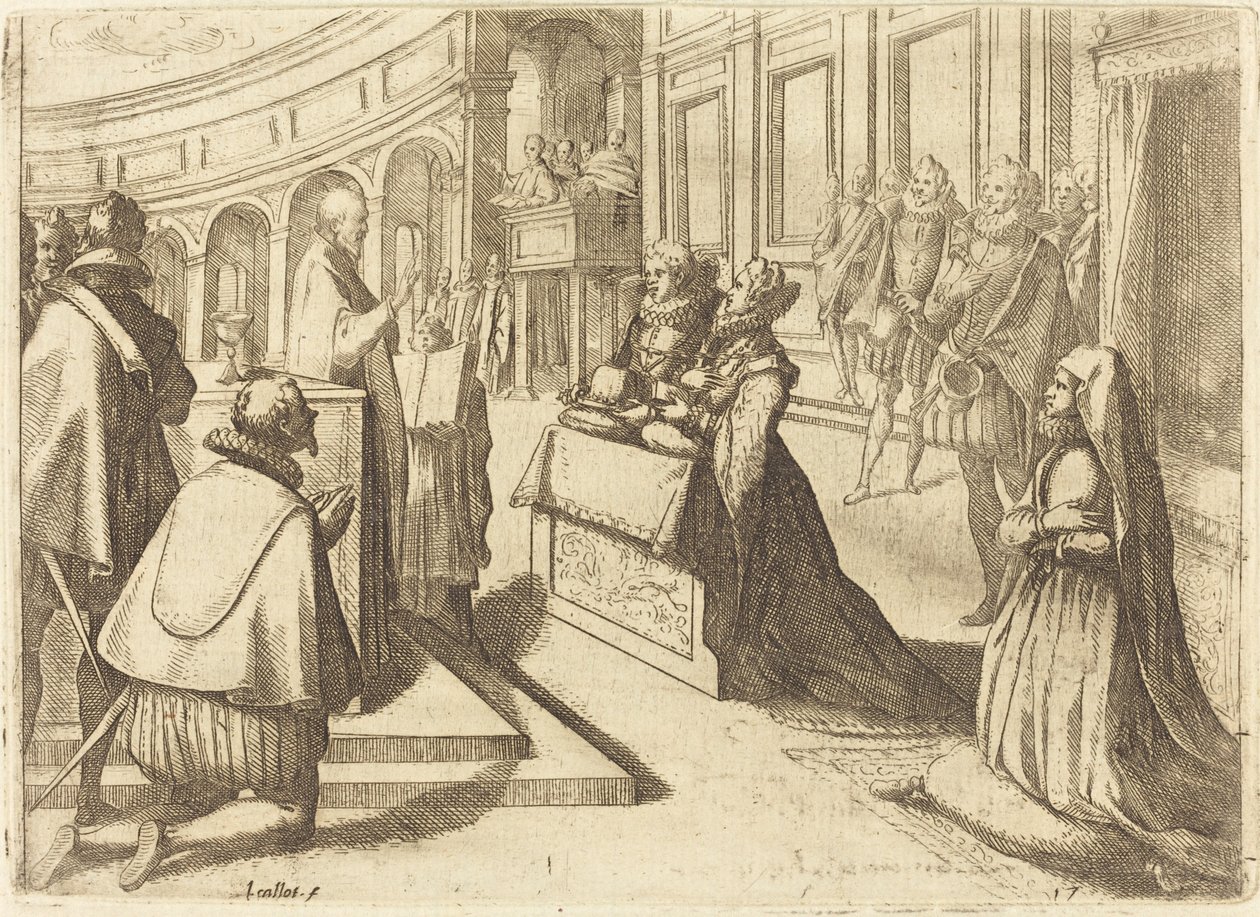 Matrimonio de Margarita de Austria y Felipe III de Jacques Callot