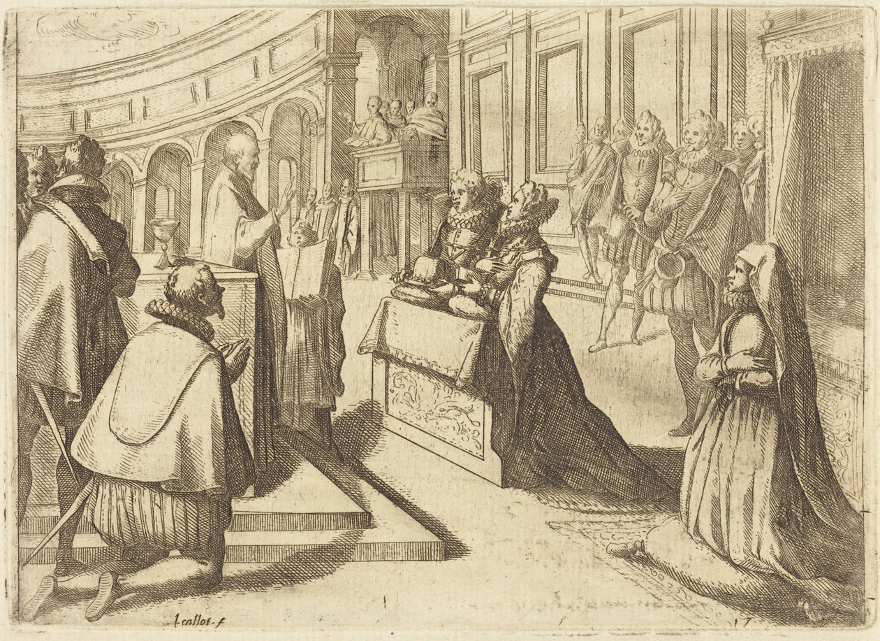 Matrimonio de Margarita de Austria y Felipe III de Jacques Callot