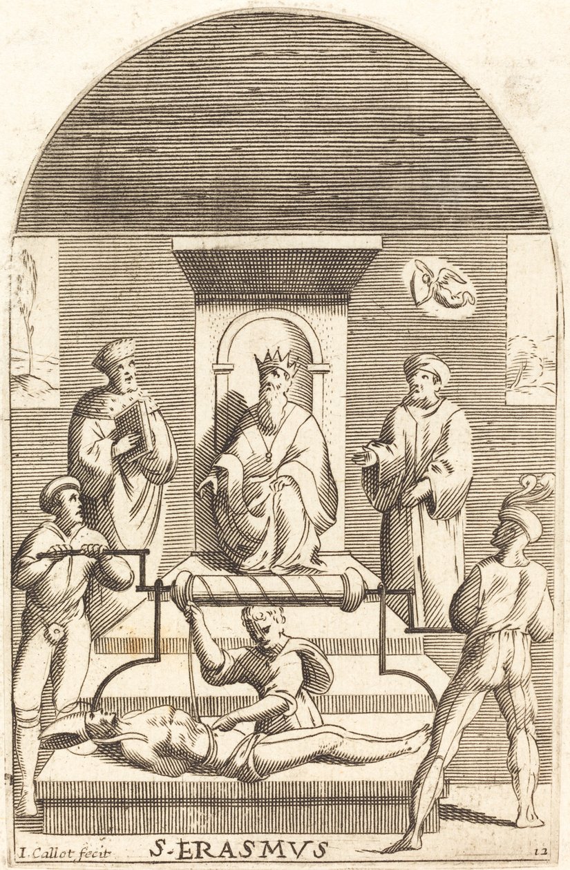 Martirio de San Erasmo de Jacques Callot