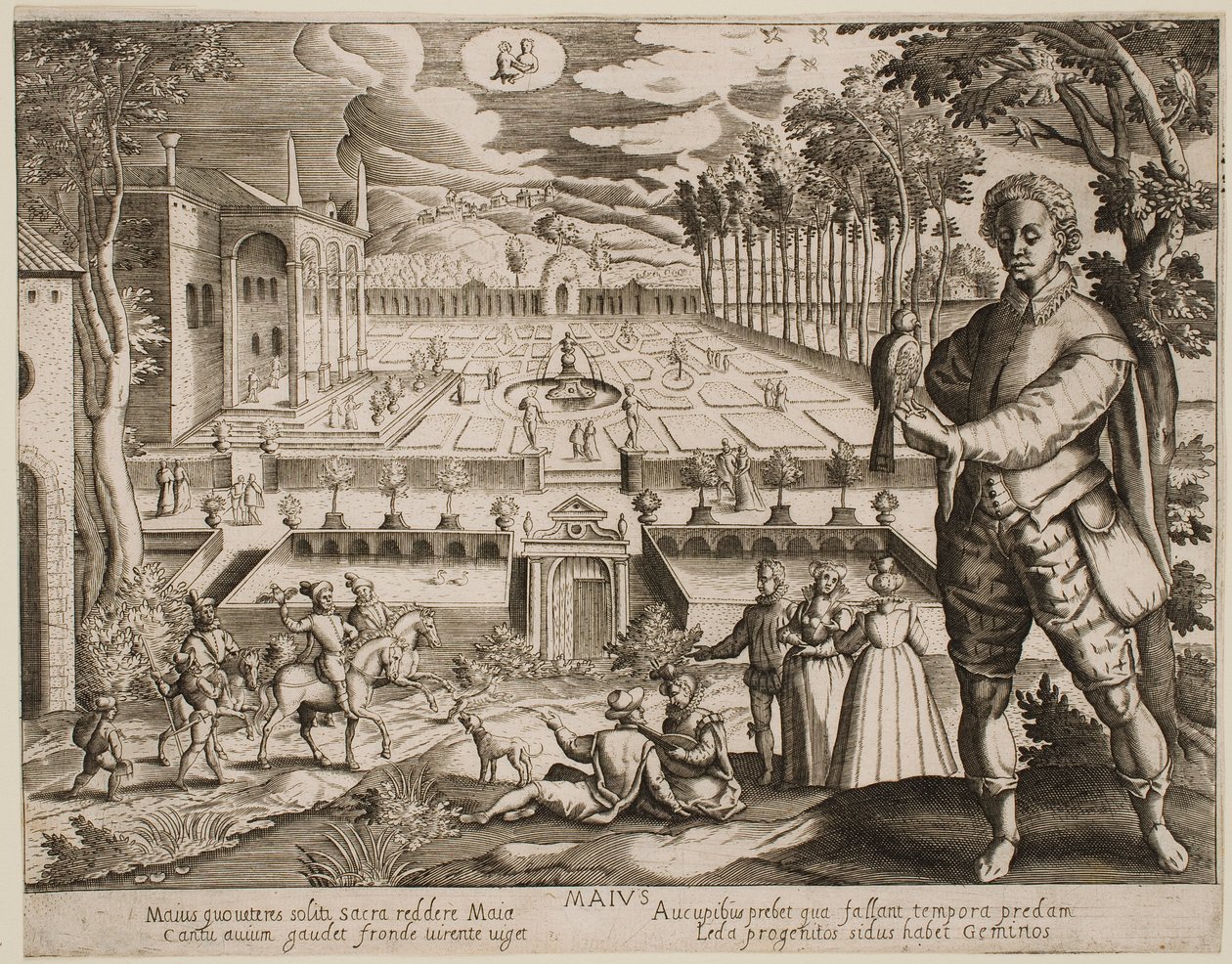 Mayo, de la serie «Los meses» de Jacques Callot
