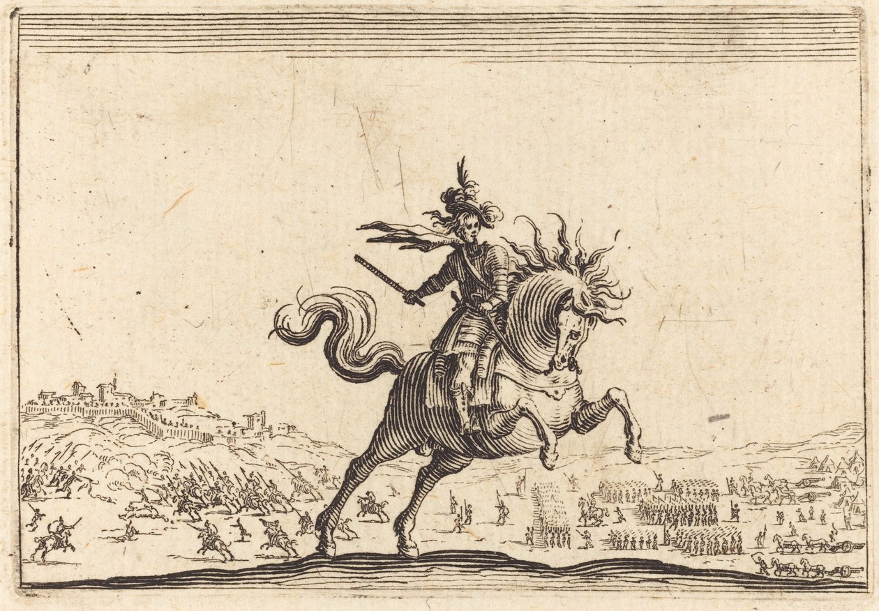 Comandante Militar a Caballo de Jacques Callot