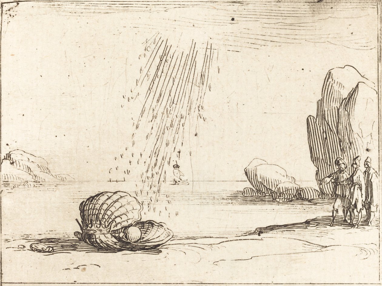 Ostra con perla de Jacques Callot
