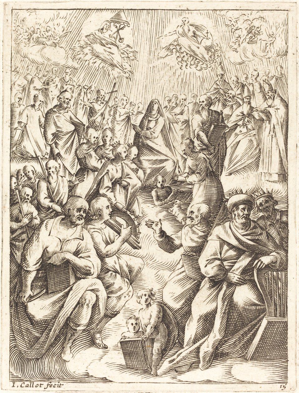 Paraíso, 1608-1611 de Jacques Callot