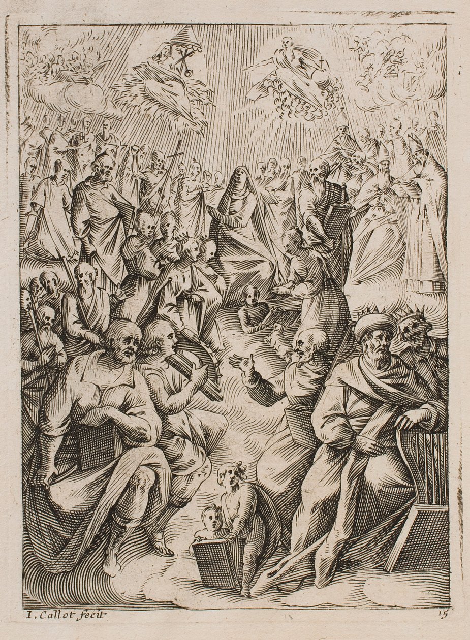 «Paraíso», de la serie «Imágenes de Roma» de Jacques Callot