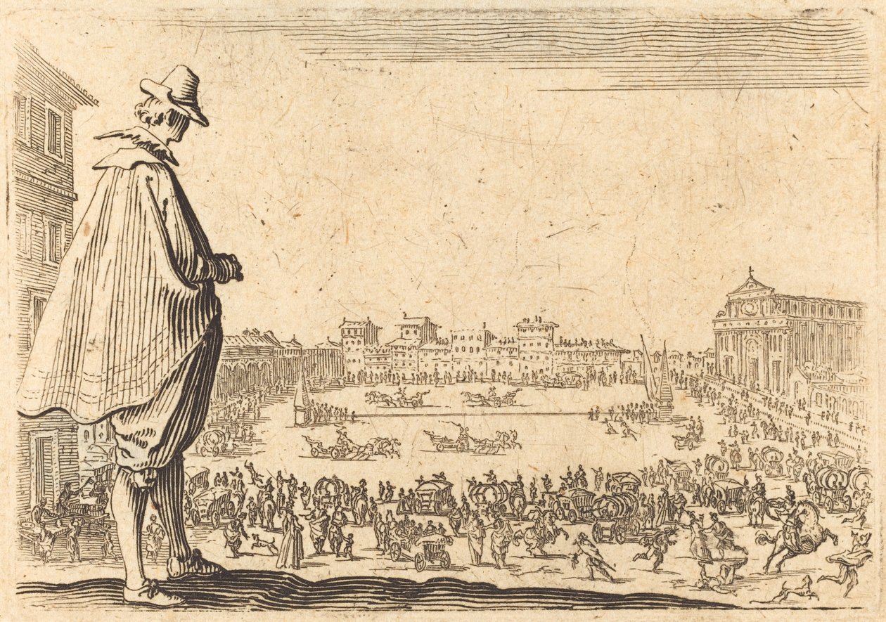 Plaza Santa María Novella, Florencia de Jacques Callot