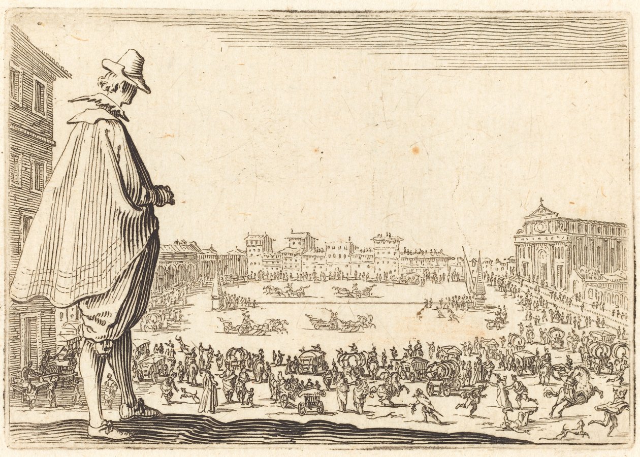 Piazza Santa Maria Novella, Florencia, c. 1622 de Jacques Callot