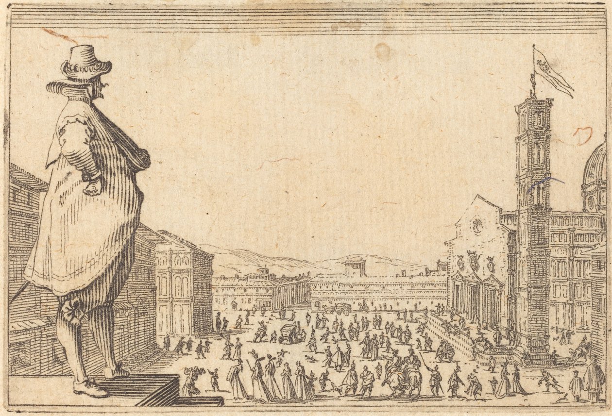 Plaza del Duomo, Florencia de Jacques Callot