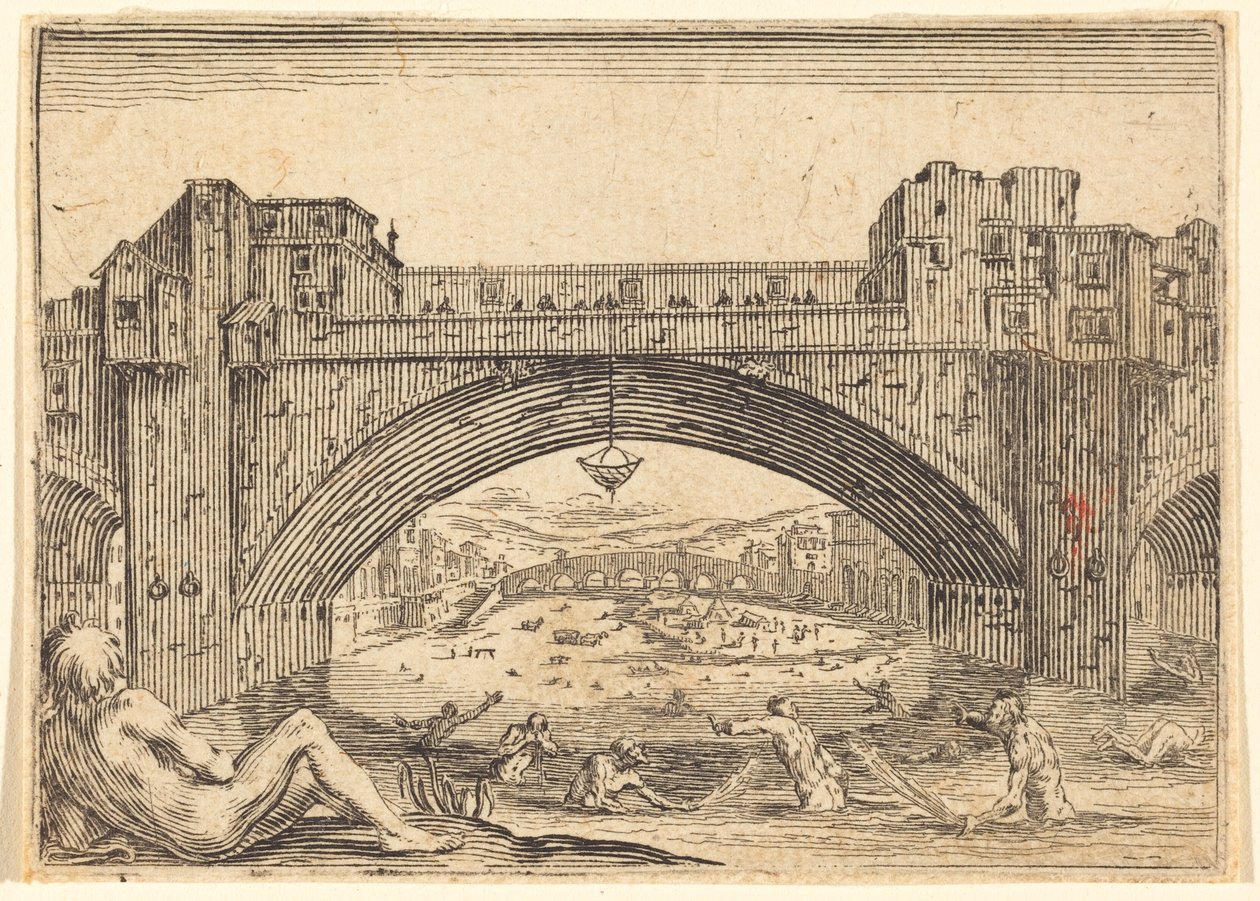 Ponte Vecchio, Florencia de Jacques Callot