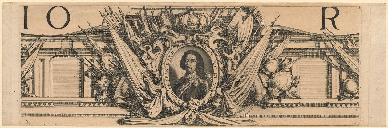 Retrato del rey Luis XIII de Jacques Callot