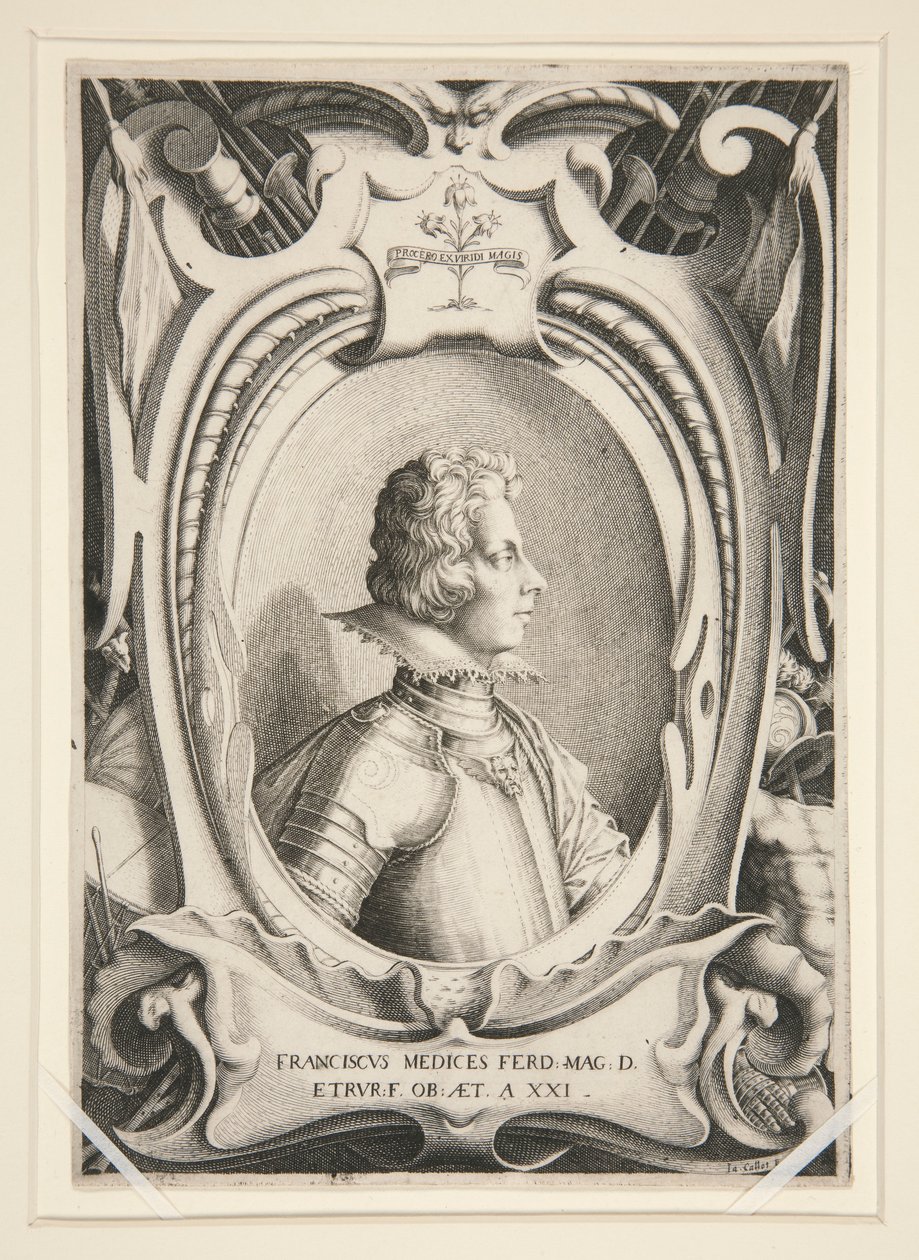 Retrato de Francois de Médicis de Jacques Callot