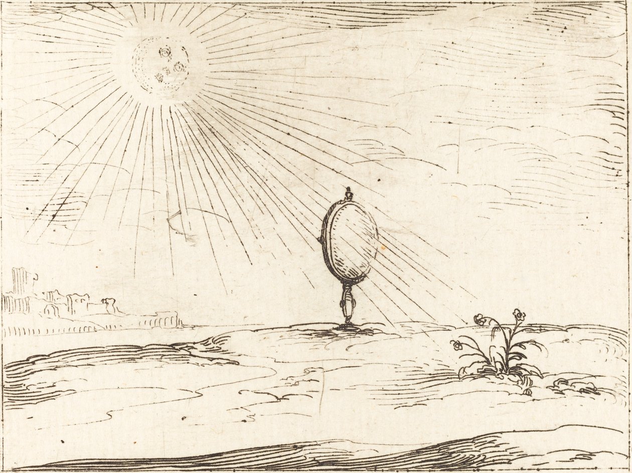 Rayos del sol de Jacques Callot